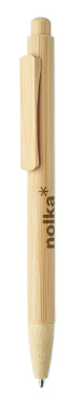 Logotrade corporate gift image of: Bamboo automatic ball pen