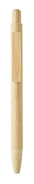 Logo trade promotional product photo of: Bamboo automatic ball pen