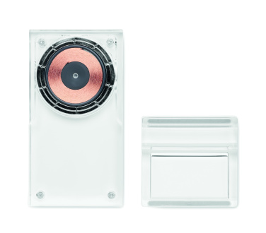 Logo trade corporate gifts image of: Acrylic wireless charger 15W
