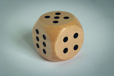 Logotrade advertising product image of: Schima wooden dice 5cm dia