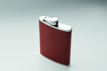 Logotrade advertising products photo of: Slim hip flask 200 ml