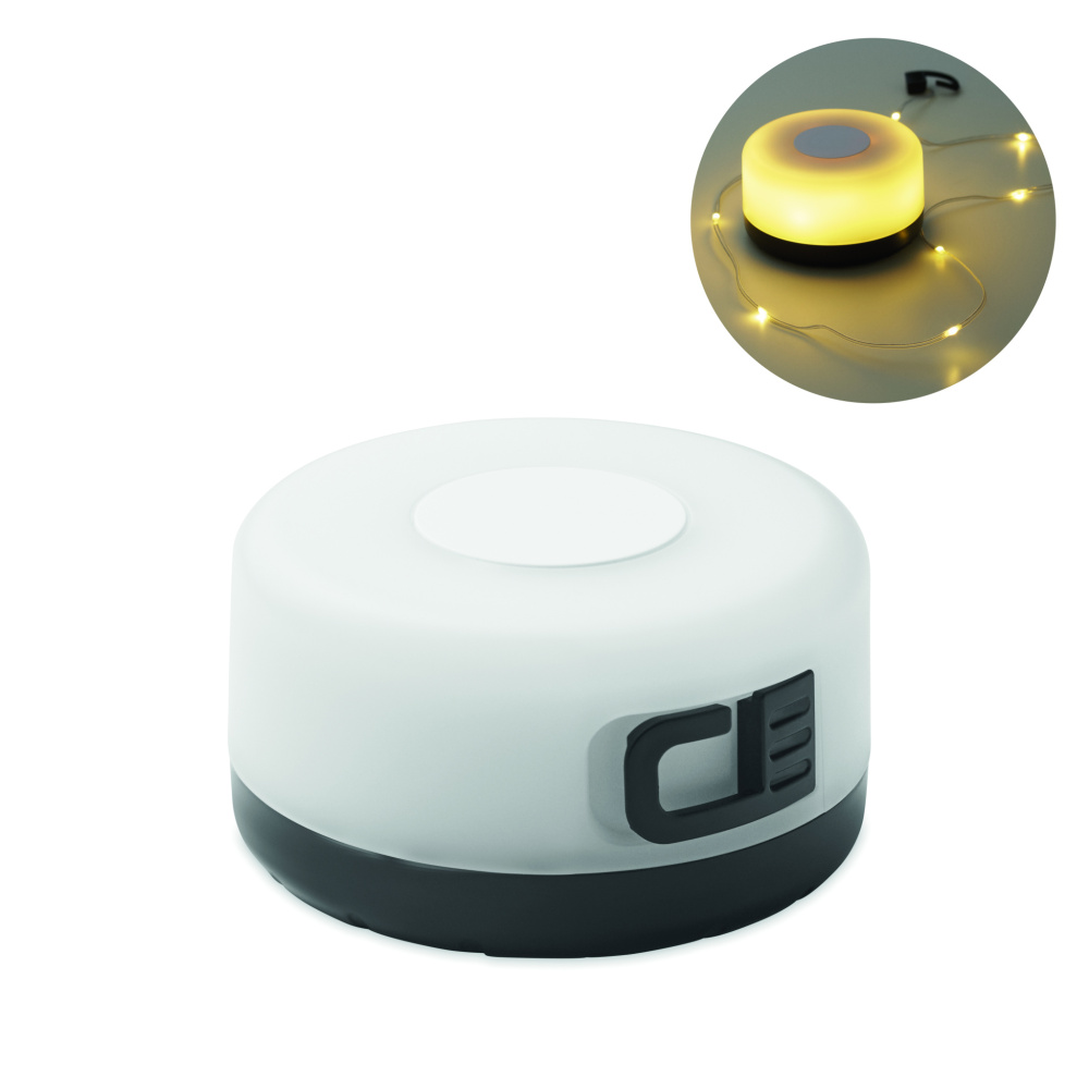 Logo trade promotional giveaways image of: Retractable LED string light