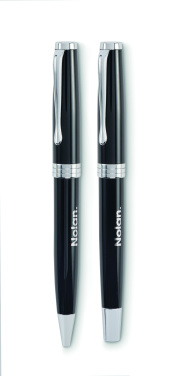 Logo trade promotional products picture of: Ball pen and roller set