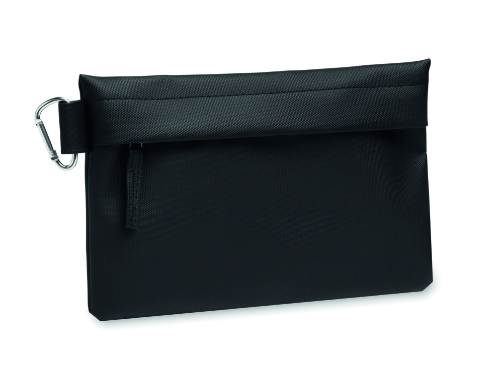 Logo trade corporate gifts picture of: Organizer pouch in 600D RPET