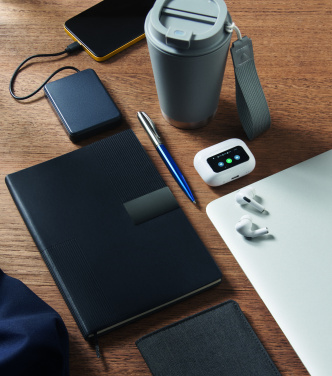 Logo trade promotional item photo of: A5 PU notebook