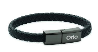 Logo trade promotional product photo of: Braided bracelet cable type-C
