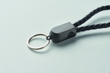 Logo trade promotional merchandise picture of: Key ring loop cable type-C