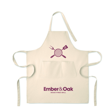 Logo trade corporate gifts picture of: Organic cotton apron 240 gr/m²