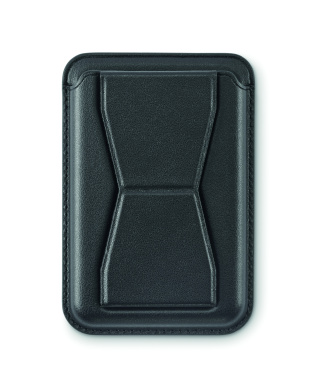 Logo trade advertising products picture of: Magnetic PU cardholder