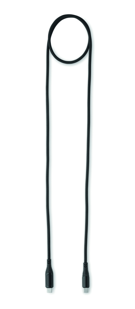 Logo trade promotional giveaways picture of: 100W charging cable type-C