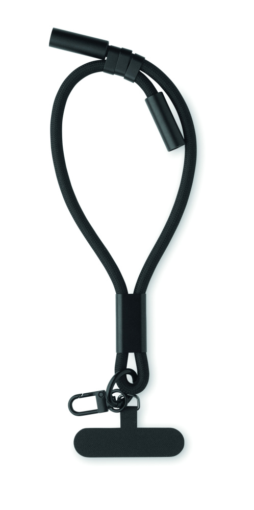 Logo trade corporate gift photo of: Charging phone wrist strap 60W