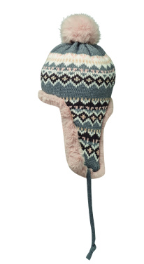 Logotrade promotional gift picture of: Knitted beanie with ear flap
