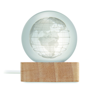 Logotrade corporate gift image of: LED globe glass ball