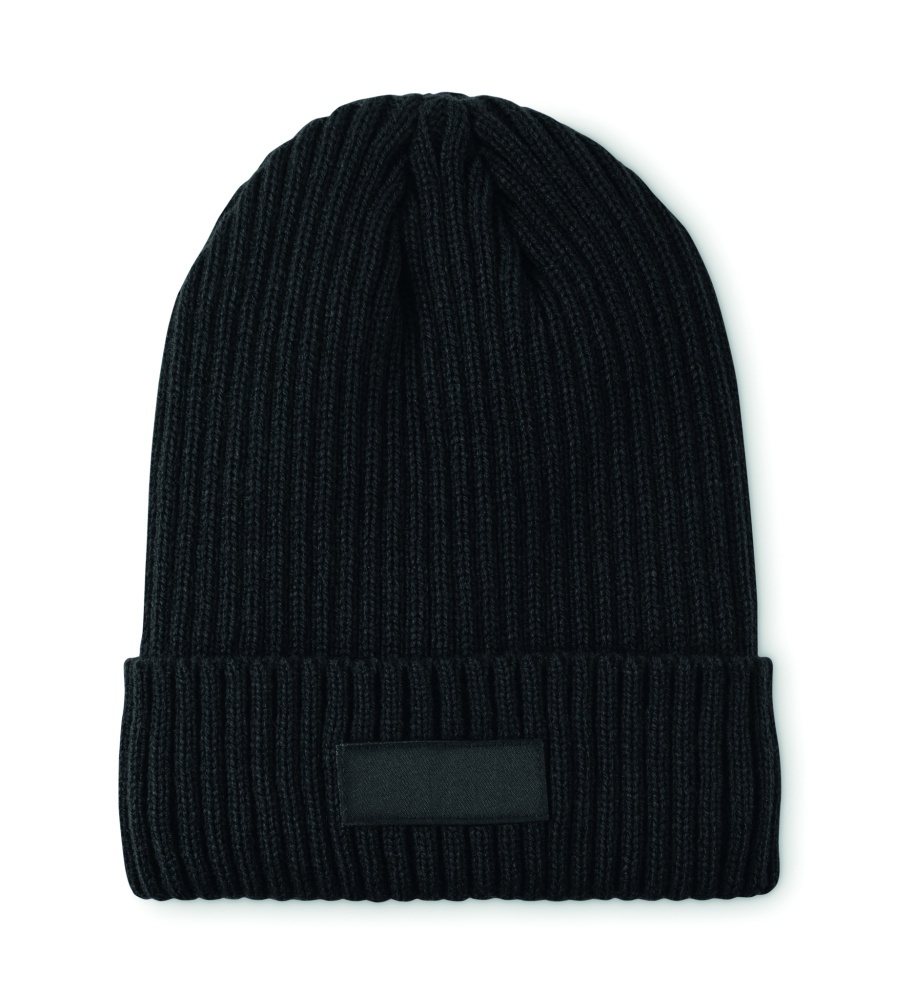 Logo trade promotional gifts image of: 3M knitted beanie with cuff