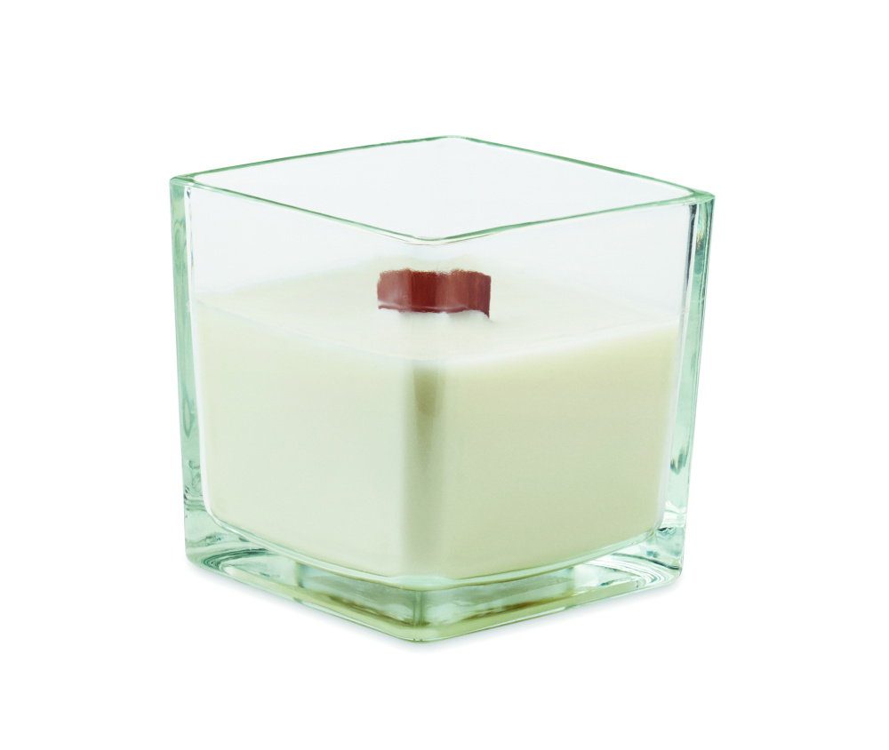 Logo trade promotional giveaways image of: Plant based wax candle 600gr