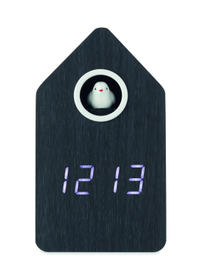 Logotrade business gift image of: MDF cuckoo alarm clock