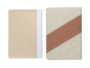 Logo trade promotional gift photo of: A5 notebook with 15W charger