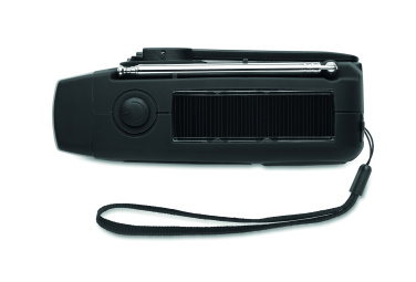 Logotrade promotional giveaways photo of: Portable radio SOS with LED torch