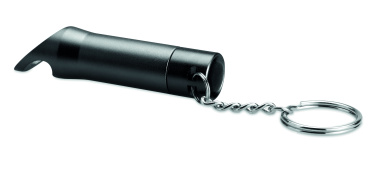 Logo trade advertising products picture of: Metal torch key ring Ylivieska