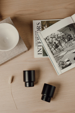 Logo trade promotional merchandise photo of: VINGA Nagano RCS  recycled SS mugs, set of 2