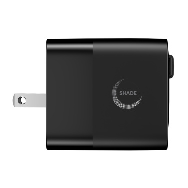 Logo trade promotional giveaways image of: Urban Vitamin Mendocino 65W GaN charger retractable cable