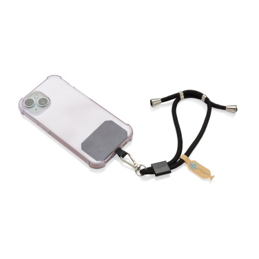 Logotrade corporate gift image of: CarryLoop RCS recycled PET adjustable phone holder wristlet