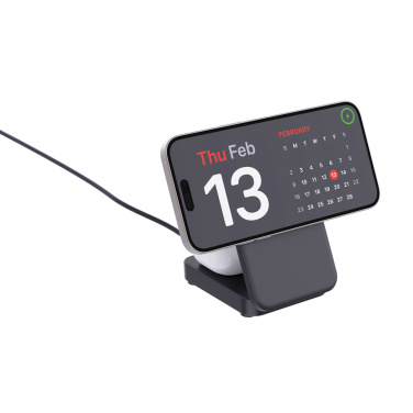 Logotrade promotional merchandise picture of: Urban Vitamin Arcadia RCS rplastic 15W 3in1 magnetic charger