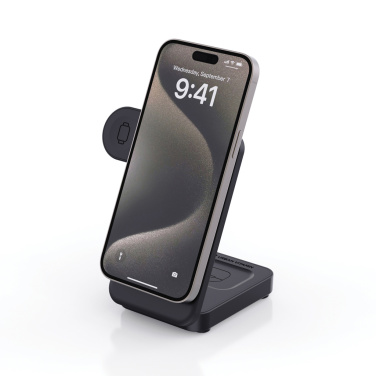 Logo trade promotional giveaways picture of: Urban Vitamin Arcadia RCS rplastic 15W 3in1 magnetic charger