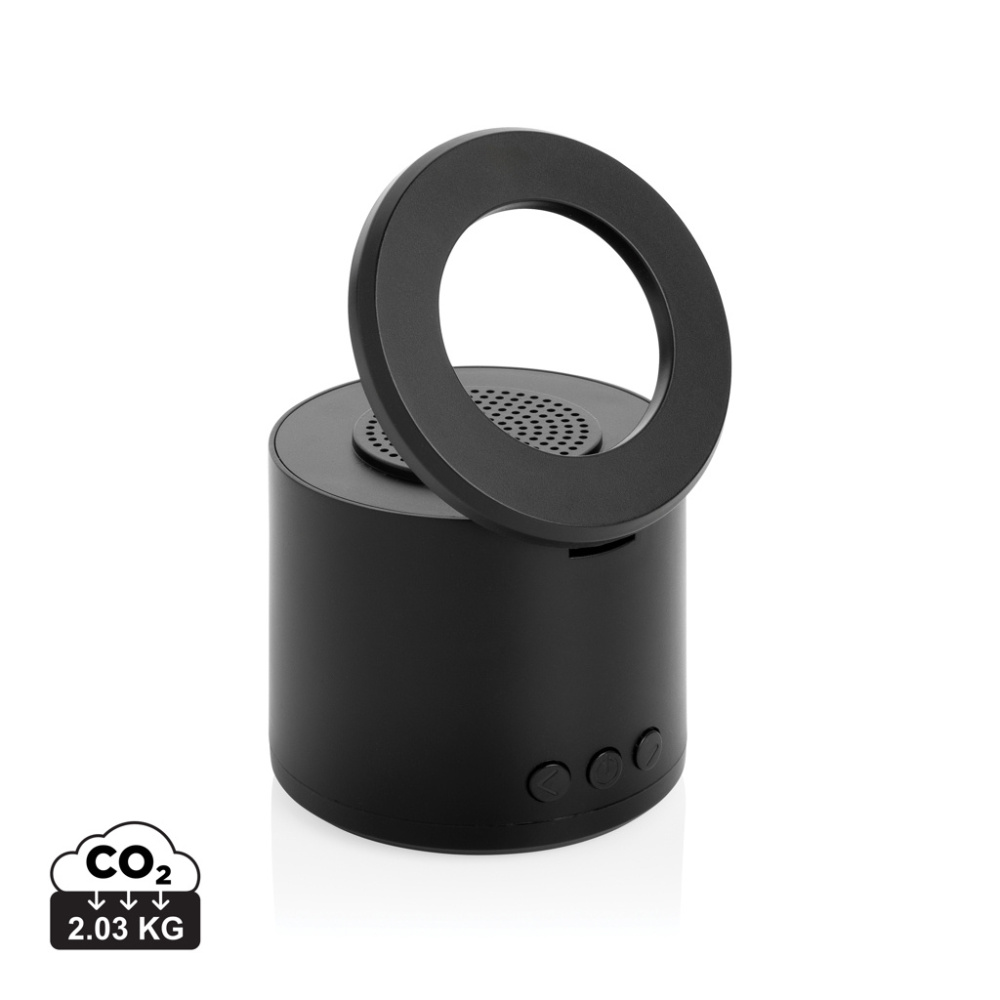 Logotrade corporate gifts photo of: Magpulse RCS recycled plastic 3W speaker w/magnetic holder