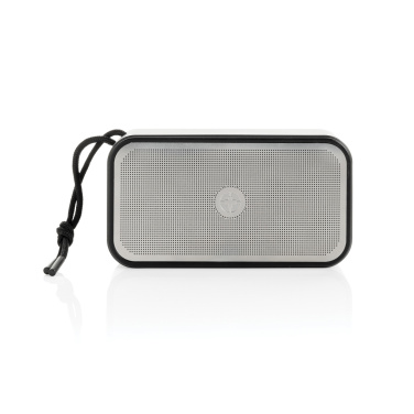 Logotrade promotional item picture of: Swiss Peak RCS recycled aluminium 10W bass speaker