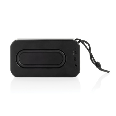 Logo trade corporate gift photo of: Swiss Peak RCS recycled aluminium 10W bass speaker