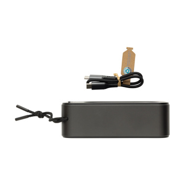 Logotrade business gift image of: Swiss Peak RCS recycled aluminium 10W bass speaker