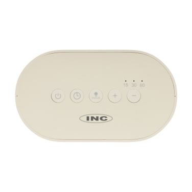 Logo trade promotional product photo of: LumaRise RCS reycled plastic white noise alarm clock