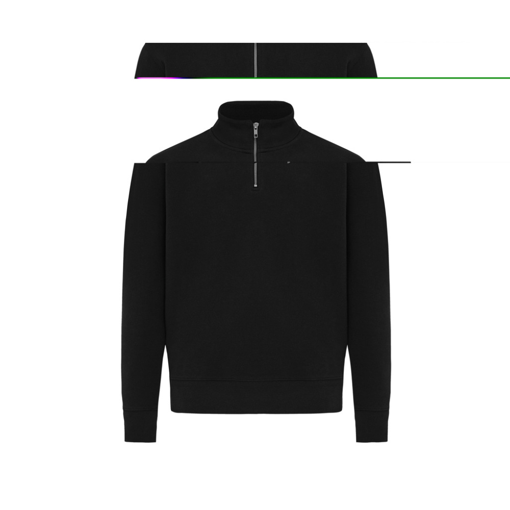 Logo trade promotional giveaway photo of: IQONIQ Elgon recycled cotton quarter zip sweater