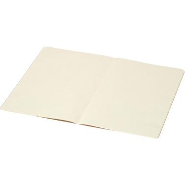 Logotrade promotional giveaways photo of: Slyk A5 kraft cahier notebook with dotted pages