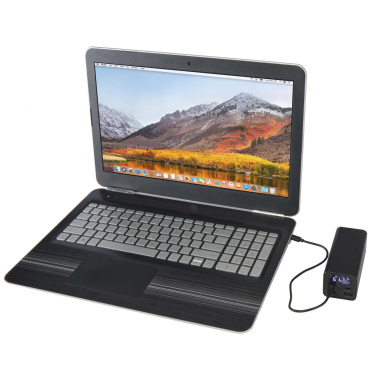 Logotrade business gift image of: Acamar 20.000 mAh 70W recycled aluminium laptop power bank