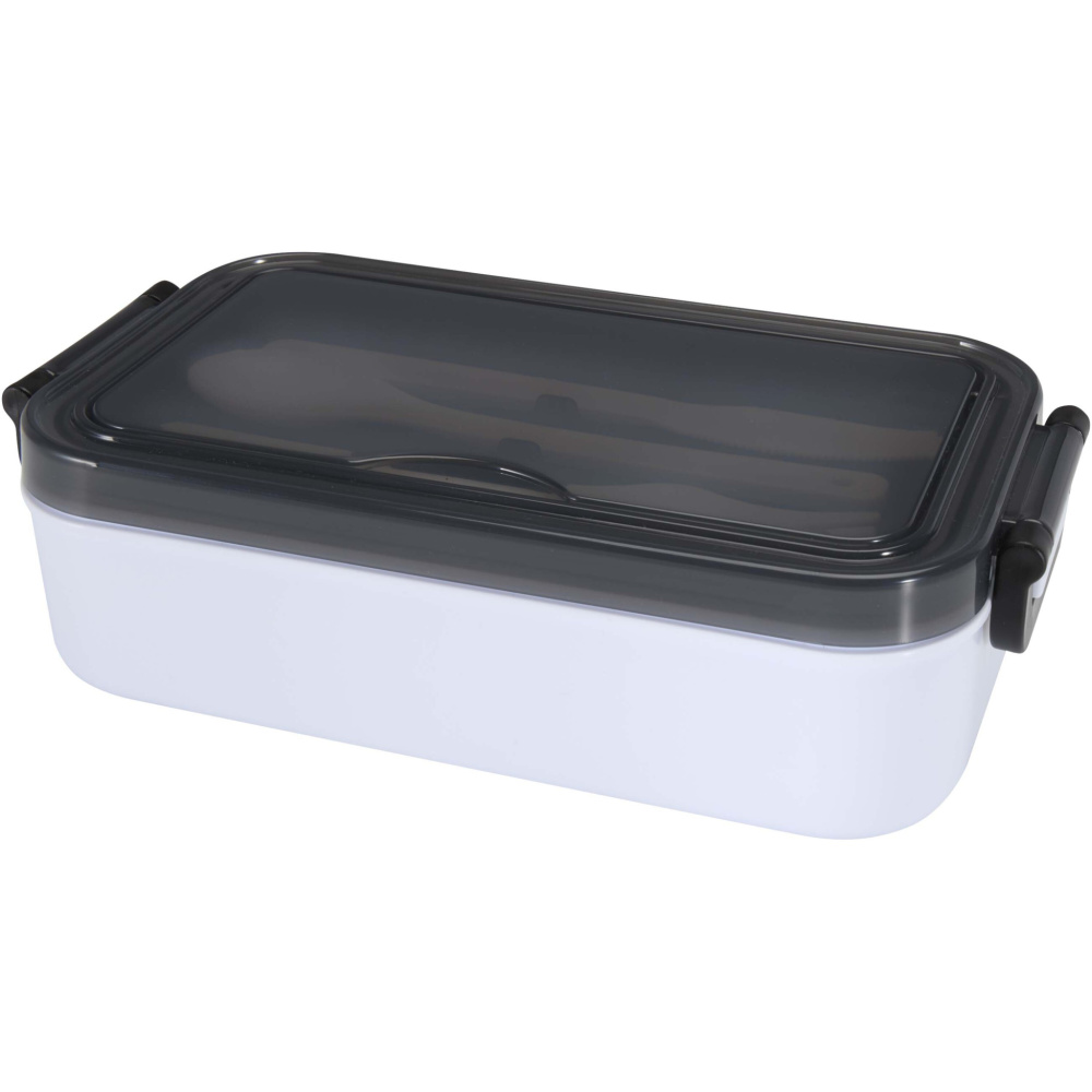 Logotrade promotional giveaway picture of: Snappy lunch box and cutlery set