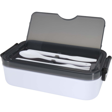 Logotrade promotional giveaway image of: Snappy lunch box and cutlery set