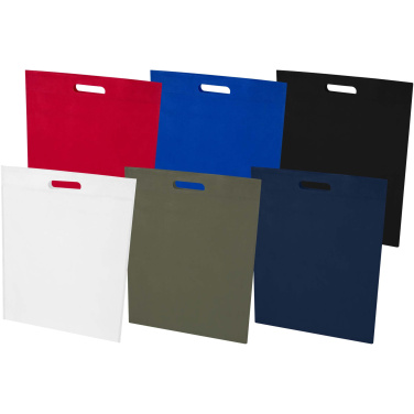 Logo trade promotional gift photo of: EcoSeal GRS recycled nonwoven tote bag 5L