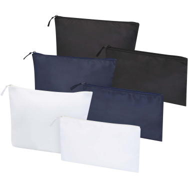 Logo trade corporate gift photo of: Swift GRS recycled toiletry bag set