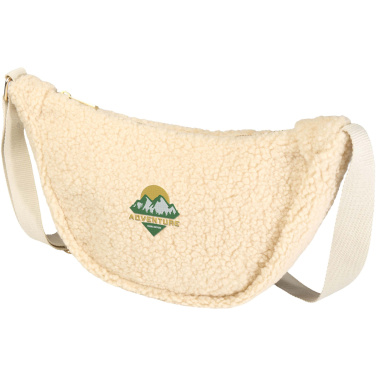 Logotrade corporate gift image of: Bear GRS recycled sherpa crossbody bag 3L