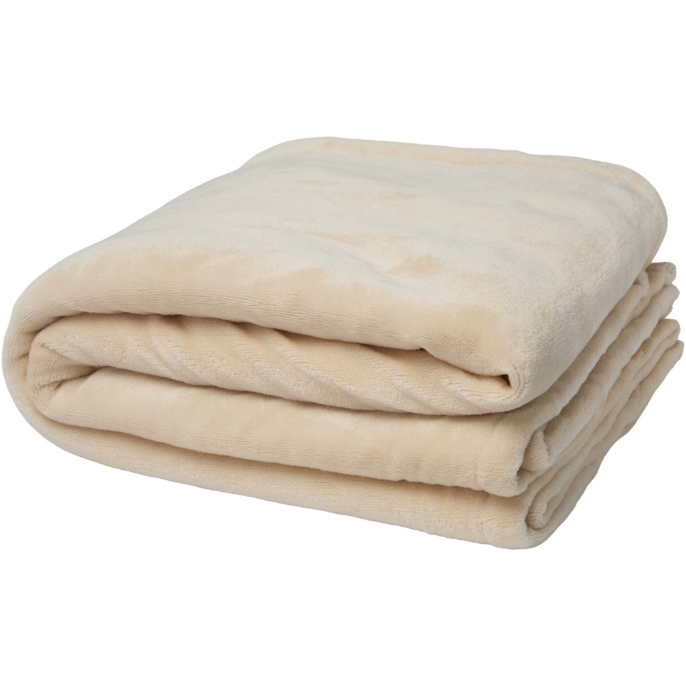 Logotrade promotional product picture of: Ashen GRS recycled sherpa blanket