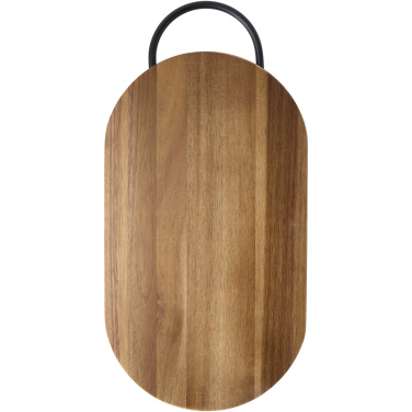 Logo trade promotional products picture of: Prestige acacia wood chopping board with bread knife