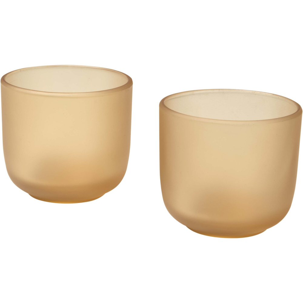 Logo trade business gift photo of: Male 200 ml glass cups - set of 2