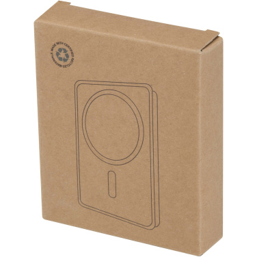 Logotrade promotional product picture of: Acrab 10.000 mAh 15W magnetic wireless power bank with 20W PD - made from recycled plastic