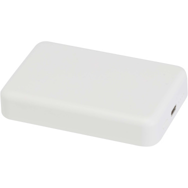 Logotrade promotional item picture of: Acrab 10.000 mAh 15W magnetic wireless power bank with 20W PD - made from recycled plastic