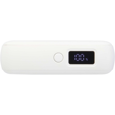 Logotrade promotional giveaways photo of: Acrux 10.000 mAh 35W tablet power bank with built in Type-C cable - made from recycled plastic