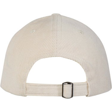 Logotrade promotional product picture of: Hutton 6 panel recycled corduroy cap