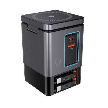 Logo trade promotional items picture of: Urban Vitamin Sacramento 105W GAN charger+retractable cables