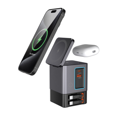 Logo trade promotional items picture of: Urban Vitamin Sacramento 105W GAN charger+retractable cables